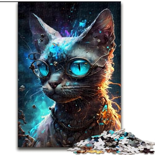 Puzzle für Erwachsene, 1000 Stück, Siamkatze, aus Holz, Spielzeug, Geschenk, pädagogisches, intellektuelles, entspannendes Familienspiel, 50x75cm, für interaktives Familienspiel von MrChunlong