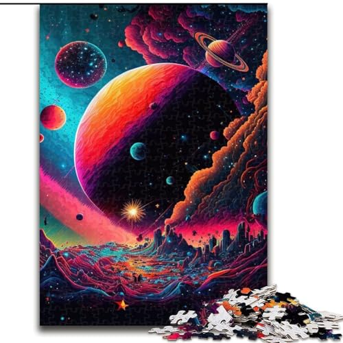 Puzzle für Erwachsene, 1000 Stück, andere Galaxien, aus Holz, Spielzeug, Geschenk, pädagogisches, intellektuelles, entspannendes Familienspiel, 50x75cm, für interaktives Familienspiel von MrChunlong