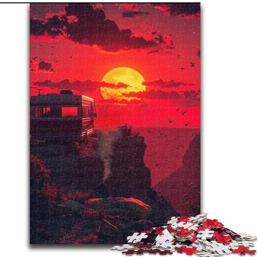 Puzzle für Erwachsene, 1000 Teile, A View from Hell, aus Pappe, pädagogische Aktivität zur Verbesserung kognitiver Fähigkeiten, 1000 Teile(26x38cm) von MrChunlong