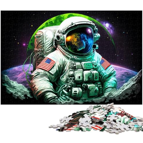 Puzzle für Erwachsene, 1000 Teile, Astronauten-Puzzle für Erwachsene, schwieriges Denkspiel für Jugendliche, 50x75cm/19,68x29,52 Zoll Puzzle für Erwachsene, 1000 Teile, Astronauten-Puzzle für Erwachsene, schwieriges Denkspiel für Jugendliche, 50x75cm/19,68x29,52 Zoll von MrChunlong
