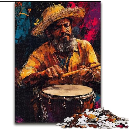 Puzzle für Erwachsene, 1000 Teile, Bandauftritt, Spiele, Spielzeug, Geschenk, einzigartige Geburtstags- und Geschenkideen für Kinder ab 14 Jahren (Größe 50x75cm) von MrChunlong