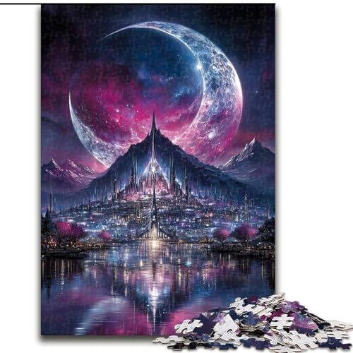 Puzzle für Erwachsene, 1000 Teile, Berg Fuji, hilft dem Gehirn, süchtig machendes Spielzeug zu trainieren, um Geduld zu fördern und das Gedächtnis zu verbessern (Größe 26x38cm) von MrChunlong