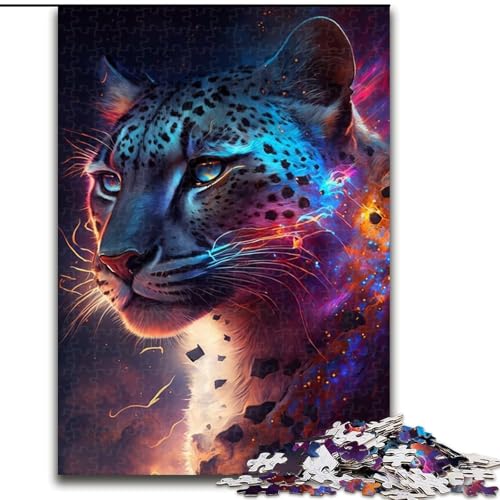 Puzzle für Erwachsene, 1000 Teile, Blitz-Leoparden-Puzzle aus Pappe, für Teenager und Familienspaß – DIY-Denkspiel als Geschenk, 1000 Teile(26x38cm) von MrChunlong