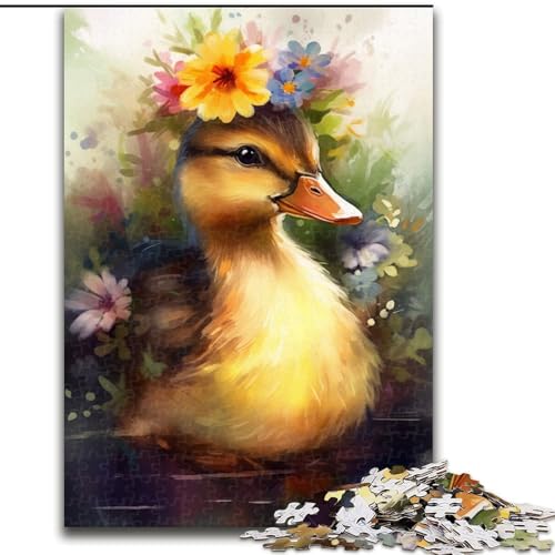 Puzzle für Erwachsene, 1000 Teile, Bunte Entenbabys, aus Holz, Kinder ab 14 Jahren, 50x75cm, anspruchsvolles Denkspiel – entspannendes Spielzeug für Teenager Puzzle für Erwachsene, 1000 Teile, Bunte Entenbabys, aus Holz, Kinder ab 14 Jahren, 50x75cm, anspruchsvolles Denkspiel – entspannendes Spielzeug für Teenager von MrChunlong