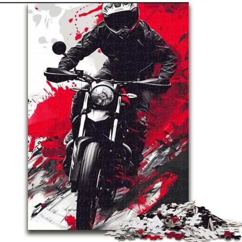 Puzzle für Erwachsene, 1000 Teile, Bunte Motorräder aus Holz, perfekte DIY-Kunstdekoration oder Geburtstagsgeschenk, 50x75cm, Spaß für die ganze Familie, Basteln, perfekt für Geburtstage, Feiertage Puzzle für Erwachsene, 1000 Teile, Bunte Motorräder aus Holz, perfekte DIY-Kunstdekoration oder Geburtstagsgeschenk, 50x75cm, Spaß für die ganze Familie, Basteln, perfekt für Geburtstage, Feiertage von MrChunlong