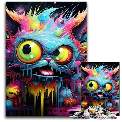 Puzzle für Erwachsene, 1000 Teile, Cartoon-Monster-Puzzle für Erwachsene, hochschwieriges Denkspiel für Jugendliche, 50x75cm/19,68x29,52 Zoll Puzzle für Erwachsene, 1000 Teile, Cartoon-Monster-Puzzle für Erwachsene, hochschwieriges Denkspiel für Jugendliche, 50x75cm/19,68x29,52 Zoll von MrChunlong