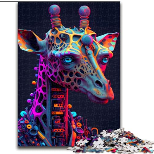 Puzzle für Erwachsene, 1000 Teile, Cyber-Giraffe, aus Holz, perfekte DIY-Kunstdekoration oder Geburtstagsgeschenk, 50x75cm, Spaß für die ganze Familie, Basteln, perfekt für Geburtstage, Feiertage Puzzle für Erwachsene, 1000 Teile, Cyber-Giraffe, aus Holz, perfekte DIY-Kunstdekoration oder Geburtstagsgeschenk, 50x75cm, Spaß für die ganze Familie, Basteln, perfekt für Geburtstage, Feiertage von MrChunlong