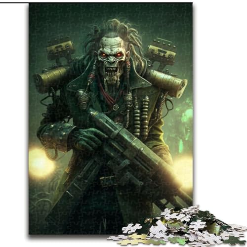 Puzzle für Erwachsene, 1000 Teile, Dead Army Zombie Soldier, Puzzle aus Pappe, anspruchsvolles Denkspiel für Teenager und Familien, 1000 Teile(26x38cm) von MrChunlong