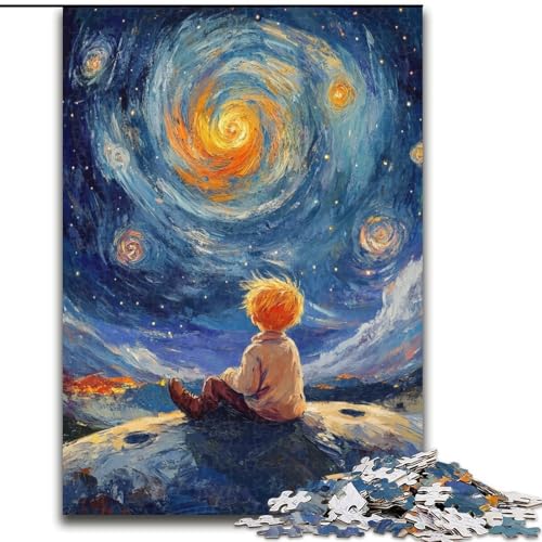 Puzzle für Erwachsene, 1000 Teile, Der kleine Prinz des Nachthimmels, hilft dem Gehirn, süchtig machendes Spielzeug zu trainieren, um Geduld zu fördern und das Gedächtnis zu verbessern (Größe 50x75cm) Puzzle für Erwachsene, 1000 Teile, Der kleine Prinz des Nachthimmels, hilft dem Gehirn, süchtig machendes Spielzeug zu trainieren, um Geduld zu fördern und das Gedächtnis zu verbessern (Größe 50x75cm) von MrChunlong