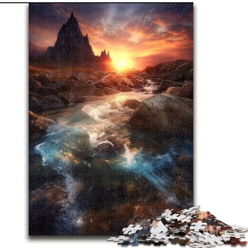 Puzzle für Erwachsene, 1000 Teile, Dragon Falls-Puzzle aus Holz, pädagogische Aktivität zur Verbesserung kognitiver Fähigkeiten, 1000 Teile(50x75cm) von MrChunlong