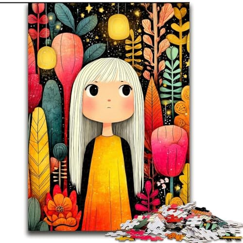 Puzzle für Erwachsene, 1000 Teile, Kunstmädchen, Spielzeug, Lernspiele, Stressabbau, Eltern-Kind-Interaktion (Größe 26x38cm) von MrChunlong