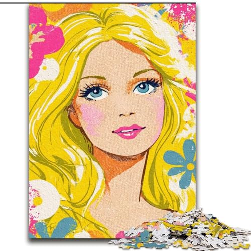Puzzle für Erwachsene, 1000 Teile, Mädchen, Spielzeug, Lernspiele, Stressabbau, Eltern-Kind-Interaktion (Größe 26x38cm) von MrChunlong
