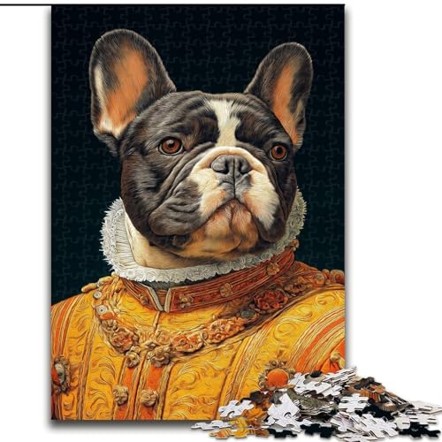 Puzzle für Erwachsene, 1000 Teile, Mops, anspruchsvolles Spiel und Familienspiel mit vollständig ineinandergreifenden, zufällig geformten Teilen (Größe 26x38cm) von MrChunlong