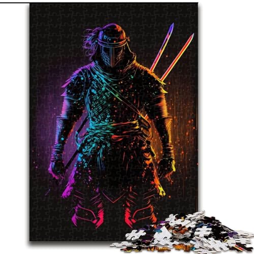 Puzzle für Erwachsene, 1000 Teile, Neon-Samurai, aus Holz, perfekte DIY-Kunstdekoration oder Geburtstagsgeschenk, 50x75cm, Spaß für die ganze Familie, Basteln, perfekt für Geburtstage, Feiertage Puzzle für Erwachsene, 1000 Teile, Neon-Samurai, aus Holz, perfekte DIY-Kunstdekoration oder Geburtstagsgeschenk, 50x75cm, Spaß für die ganze Familie, Basteln, perfekt für Geburtstage, Feiertage von MrChunlong