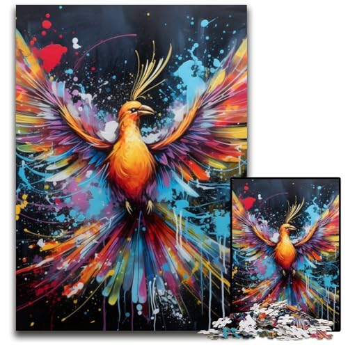 Puzzle für Erwachsene, 1000 Teile, Phoenix-Puzzle für Erwachsene, schwieriges Denkspiel für Jugendliche, 26x38cm/10,23x14,96 Zoll Puzzle für Erwachsene, 1000 Teile, Phoenix-Puzzle für Erwachsene, schwieriges Denkspiel für Jugendliche, 26x38cm/10,23x14,96 Zoll von MrChunlong