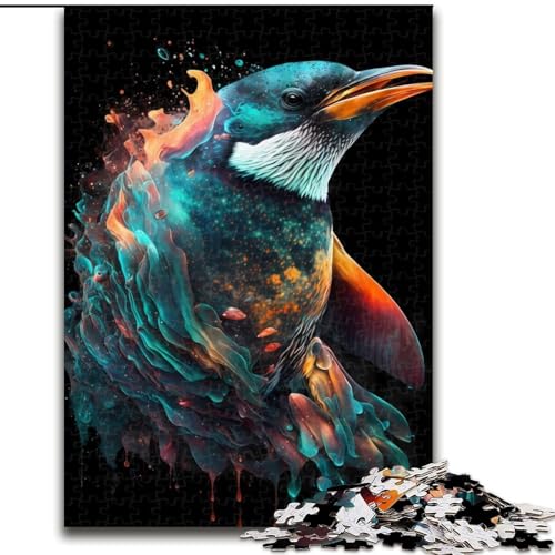 Puzzle für Erwachsene, 1000 Teile, Pinguin, spannendes Puzzle aus Pappe, Geburtstage, Weihnachten, Halloween, Thanksgiving, Ostern, 1000 Teile(26x38cm) von MrChunlong