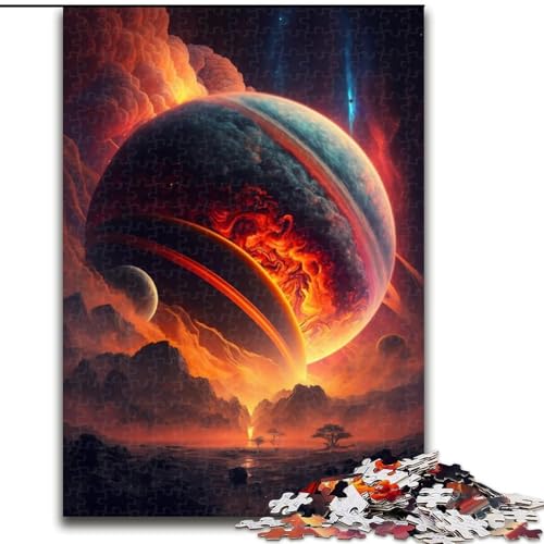 Puzzle für Erwachsene, 1000 Teile, Planet Gasriese aus Holz, lustige Aktivität für zu Hause, 50x75cm, Familienspaß, Gehirnherausforderung, Teenager Puzzle für Erwachsene, 1000 Teile, Planet Gasriese aus Holz, lustige Aktivität für zu Hause, 50x75cm, Familienspaß, Gehirnherausforderung, Teenager von MrChunlong