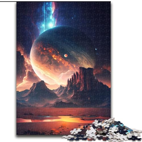 Puzzle für Erwachsene, 1000 Teile, Planetenplateau-Landschaftspuzzle aus Pappe, Geburtstage, Weihnachten, Halloween, Erntedankfest, Ostern, 1000 Teile(26x38cm) von MrChunlong