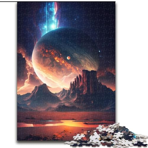 Puzzle für Erwachsene, 1000 Teile, Planetenplateaulandschaft aus Holz, hochschwieriges Denkspiel für Jugendliche, 50x75cm, für interaktives Familienspiel Puzzle für Erwachsene, 1000 Teile, Planetenplateaulandschaft aus Holz, hochschwieriges Denkspiel für Jugendliche, 50x75cm, für interaktives Familienspiel von MrChunlong