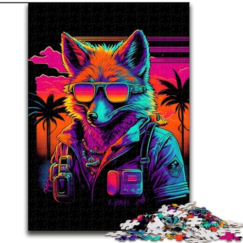 Puzzle für Erwachsene, 1000 Teile, Rotfuchs-Bomber-Gangster, aus Holz, einzigartige DIY-Heimdekoration, Geschenkidee, 50x75cm, Geburtstagsparty für Männer und Frauen Puzzle für Erwachsene, 1000 Teile, Rotfuchs-Bomber-Gangster, aus Holz, einzigartige DIY-Heimdekoration, Geschenkidee, 50x75cm, Geburtstagsparty für Männer und Frauen von MrChunlong