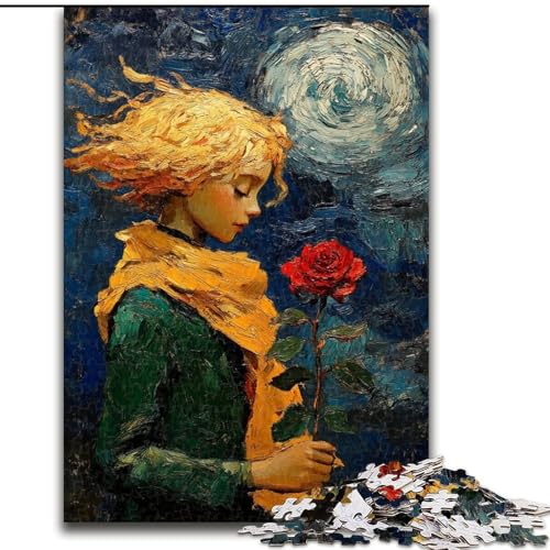 Puzzle für Erwachsene, 1000 Teile, Sternenhimmelprinz, hilft dem Gehirn, süchtig machendes Spielzeug zu trainieren, um Geduld zu fördern und das Gedächtnis zu verbessern (Größe 26x38cm) von MrChunlong