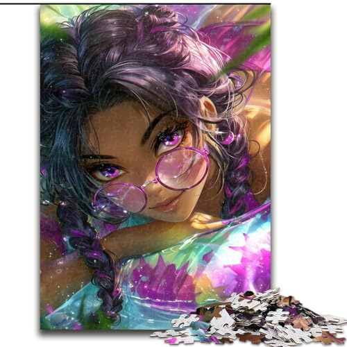 Puzzle für Erwachsene, 1000 Teile, Traummädchen, hilft dem Gehirn, süchtig machendes Spielzeug zu trainieren, um Geduld zu fördern und das Gedächtnis zu verbessern (Größe 26x38cm) von MrChunlong