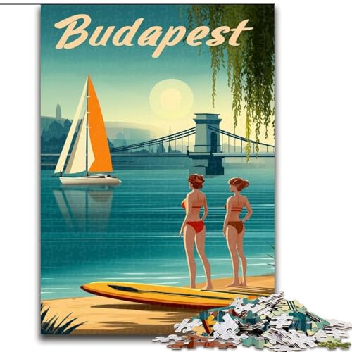 Puzzle für Erwachsene, 1000 Teile, Weltposter, anspruchsvolles Spiel und Familienspiel mit vollständig ineinandergreifenden, zufällig geformten Teilen (Größe 50x75cm) von MrChunlong