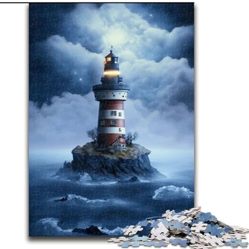 Puzzle für Erwachsene, 1000 Teile, Weltraum-Leuchtturm aus Holz, perfekte Dekoration für Zuhause oder das Büro, 50x75cm, für interaktives Familienspiel Puzzle für Erwachsene, 1000 Teile, Weltraum-Leuchtturm aus Holz, perfekte Dekoration für Zuhause oder das Büro, 50x75cm, für interaktives Familienspiel von MrChunlong