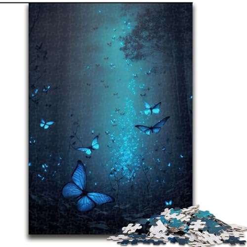 Puzzle für Erwachsene, 1000 Teile, Weltraum-Schmetterling, aus Holz, hochschwieriges Denkspiel für Jugendliche, 50x75cm, für interaktives Familienspiel von MrChunlong