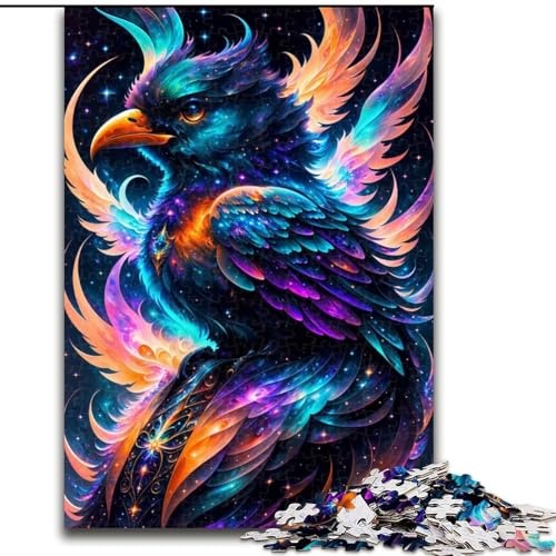 Puzzle für Erwachsene, 1000 Teile, Weltraumrabe, aus Holz, Kinder ab 14 Jahren, 50x75cm, anspruchsvolles Denkspiel – entspannendes Spielzeug für Teenager von MrChunlong