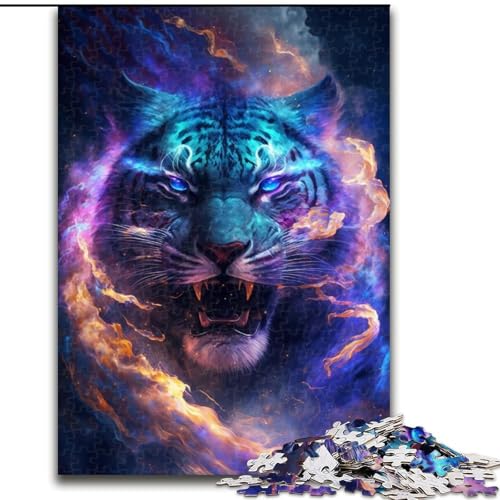 Puzzle für Erwachsene, 1000 Teile, bunter Blitztiger aus Holz, perfekte DIY-Kunstdekoration oder Geburtstagsgeschenk, 50x75cm, Spaß für die ganze Familie, Basteln, perfekt für Geburtstage, Feiertage Puzzle für Erwachsene, 1000 Teile, bunter Blitztiger aus Holz, perfekte DIY-Kunstdekoration oder Geburtstagsgeschenk, 50x75cm, Spaß für die ganze Familie, Basteln, perfekt für Geburtstage, Feiertage von MrChunlong