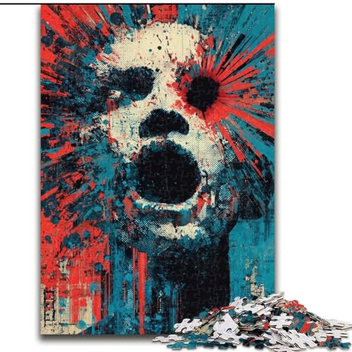 Puzzle für Erwachsene, 1000 Teile, geheimnisvolle Skulpturkunst, Spielzeug, Lernspiele, Stressabbau, Eltern-Kind-Interaktion (Größe 26x38cm) von MrChunlong