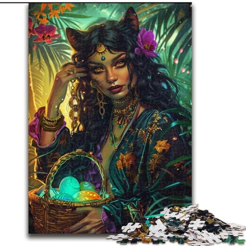 Puzzle für Erwachsene, 1000 Teile, hyperrealistische Fantasie, herausforderndes Spiel und Familienspiel mit vollständig ineinandergreifenden, zufällig geformten Teilen (Größe 50x75cm) von MrChunlong