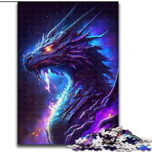 Puzzle für Erwachsene, 1000 Teile, kosmischer Drache, aus Holz, Kinder ab 14 Jahren, 50x75cm, anspruchsvolles Denkspiel – entspannendes Spielzeug für Teenager Puzzle für Erwachsene, 1000 Teile, kosmischer Drache, aus Holz, Kinder ab 14 Jahren, 50x75cm, anspruchsvolles Denkspiel – entspannendes Spielzeug für Teenager von MrChunlong