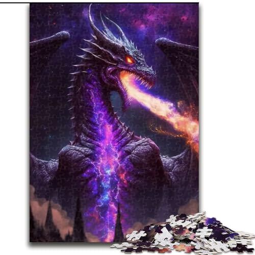 Puzzle für Erwachsene, 1000 Teile Der kosmische Drachenkönig, aus Pappe, Weihnachten, Halloween, Ostern, Neujahr, 1000 Teile(26x38cm) von MrChunlong