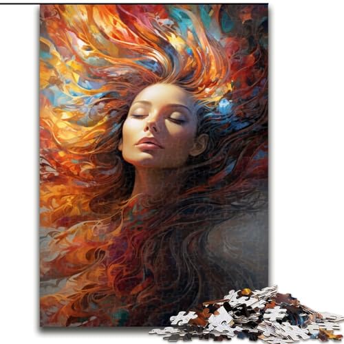 Puzzle für Erwachsene, 1000 schöne Frauen, aus Holz, Spielzeug, Geschenk, pädagogisches, intellektuelles, entspannendes Familienspiel, 50x75cm, für interaktives Familienspiel von MrChunlong