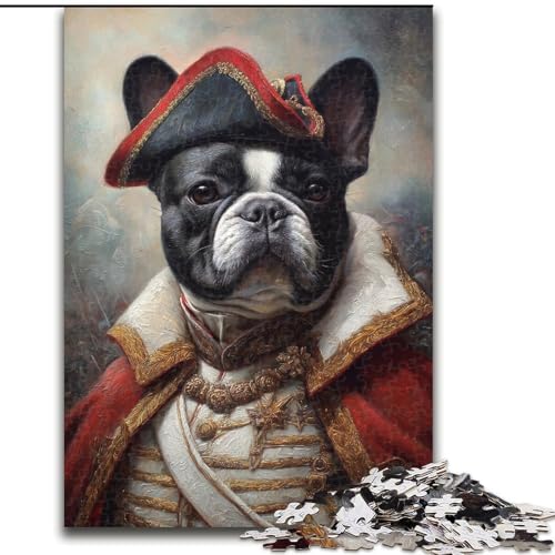 Puzzle für Erwachsene, 1000-teiliges Puzzle, Retro-Hund, Lernspielzeug für Erwachsene, ganze Familie ab 14 Jahren (Größe 50x75cm) von MrChunlong