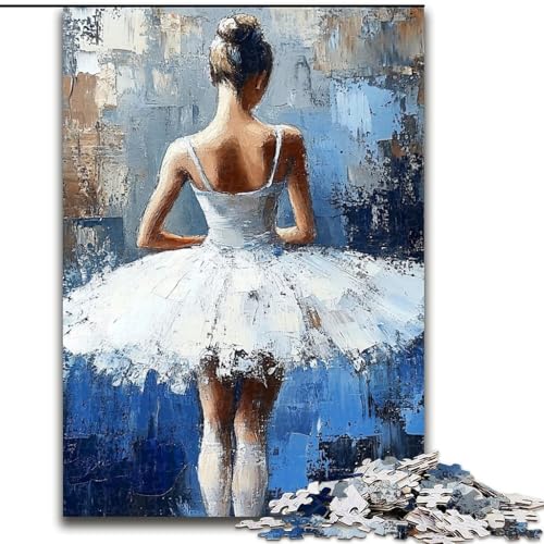 Puzzle für Erwachsene, 1000-teiliges Puzzle Balletttänzerin, Lernspielzeug für Kinder ab 14 Jahren, ganze Familie (Größe 26x38cm) von MrChunlong