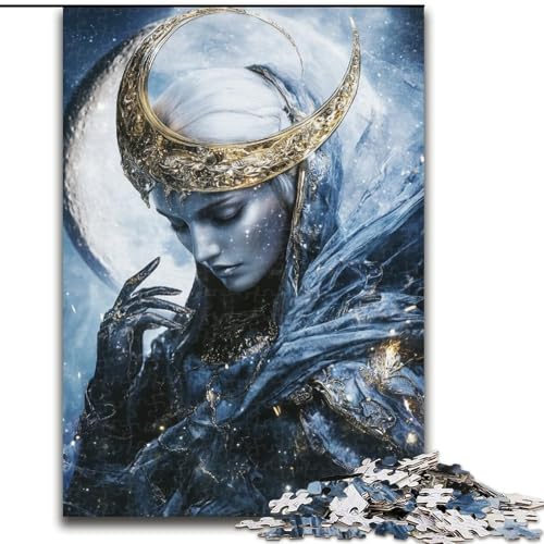 Puzzle für Erwachsene, 1000-teiliges Puzzle Mondgöttin, Lernspielzeug für Erwachsene, ganze Familie ab 14 Jahren (Größe 50x75cm) von MrChunlong