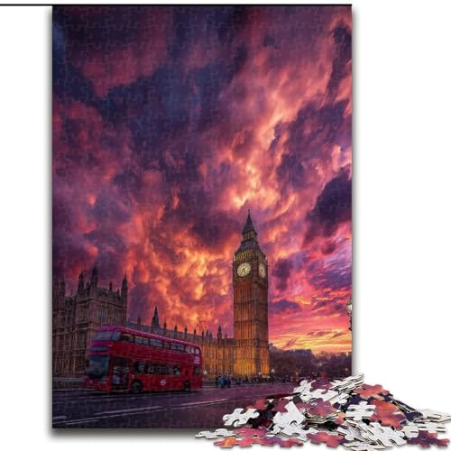 Puzzle für Erwachsene, 1000-teiliges Puzzle Sonnenuntergang, Lernspielzeug, einzigartige Geburtstags- und Geschenkideen für Kinder ab 14 Jahren (Größe 50x75cm) von MrChunlong