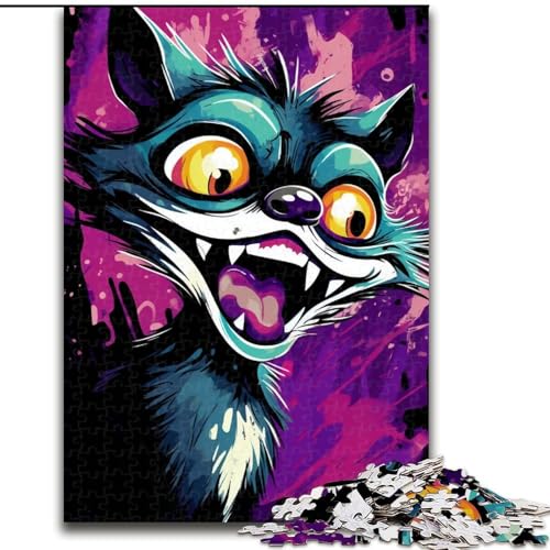 Puzzle für Erwachsene,1000 Teile,Cartoon-Eichhörnchen,aus Holz,perfekte DIY-Kunstdekoration oder Geburtstagsgeschenk,50x75cm,Spaß für die ganze Familie,Basteln,perfekt für Geburtstage,Feiertage von MrChunlong