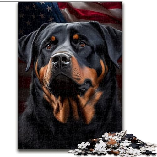 Puzzle für Erwachsene,1000 Teile,Rottweiler-USA-Flagge aus Holz,perfekte DIY-Kunstdekoration oder Geburtstagsgeschenk,50x75cm,Spaß für die ganze Familie,Basteln,perfekt für Geburtstage,Feiertage Puzzle für Erwachsene,1000 Teile,Rottweiler-USA-Flagge aus Holz,perfekte DIY-Kunstdekoration oder Geburtstagsgeschenk,50x75cm,Spaß für die ganze Familie,Basteln,perfekt für Geburtstage,Feiertage von MrChunlong