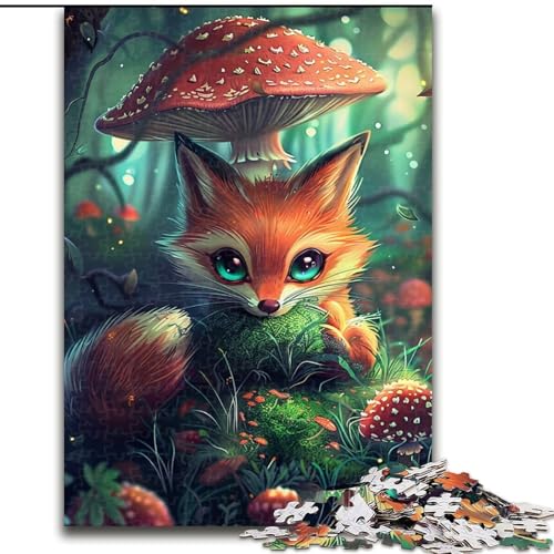 Puzzle für Erwachsene,1000 Teile,bunter Fuchspilz,aus Holz,perfekte DIY-Kunstdekoration oder Geburtstagsgeschenk,50x75cm,Spaß beim Basteln für die ganze Familie,perfekt für Geburtstage,Feiertage Puzzle für Erwachsene,1000 Teile,bunter Fuchspilz,aus Holz,perfekte DIY-Kunstdekoration oder Geburtstagsgeschenk,50x75cm,Spaß beim Basteln für die ganze Familie,perfekt für Geburtstage,Feiertage von MrChunlong