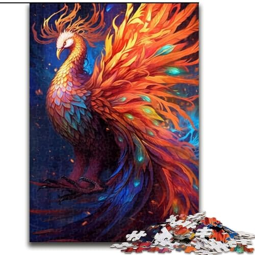 Puzzle für Erwachsene,1000 Teile,bunter Phönixvogel aus Holz,perfekte DIY-Kunstdekoration oder Geburtstagsgeschenk,50x75cm,Spaß beim Basteln für die ganze Familie,perfekt für Geburtstage,Feiertage Puzzle für Erwachsene,1000 Teile,bunter Phönixvogel aus Holz,perfekte DIY-Kunstdekoration oder Geburtstagsgeschenk,50x75cm,Spaß beim Basteln für die ganze Familie,perfekt für Geburtstage,Feiertage von MrChunlong