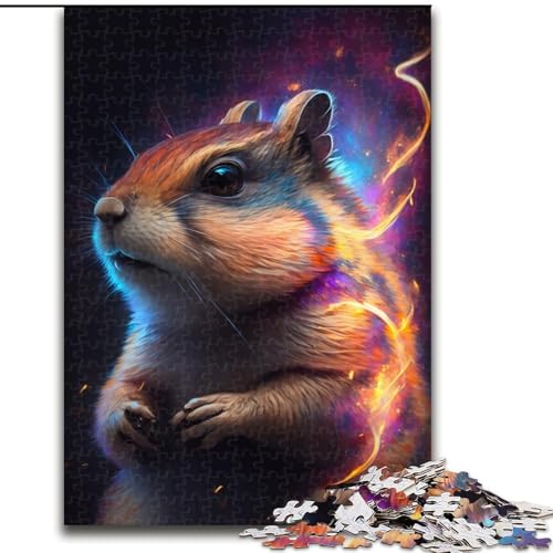 Puzzle für Erwachsene,1000 Teile,buntes Streifenhörnchen aus Holz,perfekte DIY-Kunstdekoration oder Geburtstagsgeschenk,50x75cm,Spaß für die ganze Familie,Basteln,perfekt für Geburtstage,Feiertage Puzzle für Erwachsene,1000 Teile,buntes Streifenhörnchen aus Holz,perfekte DIY-Kunstdekoration oder Geburtstagsgeschenk,50x75cm,Spaß für die ganze Familie,Basteln,perfekt für Geburtstage,Feiertage von MrChunlong