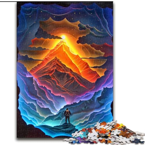 Puzzle für Erwachsene,1000 Teile,farbenfrohe,wunderschöne Berge,aus Holz,perfekte DIY-Kunstdekoration oder Geburtstagsgeschenk,50x75cm,Spaß beim Basteln für die ganze Familie,perfekt für Geburtstage Puzzle für Erwachsene,1000 Teile,farbenfrohe,wunderschöne Berge,aus Holz,perfekte DIY-Kunstdekoration oder Geburtstagsgeschenk,50x75cm,Spaß beim Basteln für die ganze Familie,perfekt für Geburtstage von MrChunlong