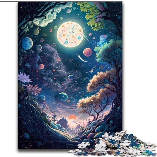 Puzzle für Erwachsene,1000 Teile,verrückte Weltraumlandschaft aus Holz,perfekte DIY-Kunstdekoration oder Geburtstagsgeschenk,50x75cm,Spaß für die ganze Familie,Basteln,perfekt für Geburtstage Puzzle für Erwachsene,1000 Teile,verrückte Weltraumlandschaft aus Holz,perfekte DIY-Kunstdekoration oder Geburtstagsgeschenk,50x75cm,Spaß für die ganze Familie,Basteln,perfekt für Geburtstage von MrChunlong