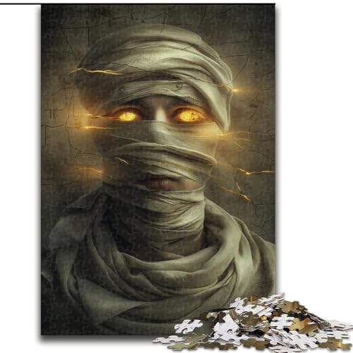 Puzzle für Erwachsene 1000 Teile, Mumien-Zombie, Spiele, Spielzeug, Geschenk, einzigartige Geburtstags- und Geschenkideen für Kinder ab 14 Jahren (Größe 50x75cm) von MrChunlong