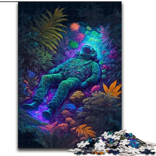 Puzzle für Erwachsene 1000 Teile Astronauten, Spielzeug, Lernspiele, Stressabbau, Eltern-Kind-Interaktion (Größe 26x38cm) von MrChunlong