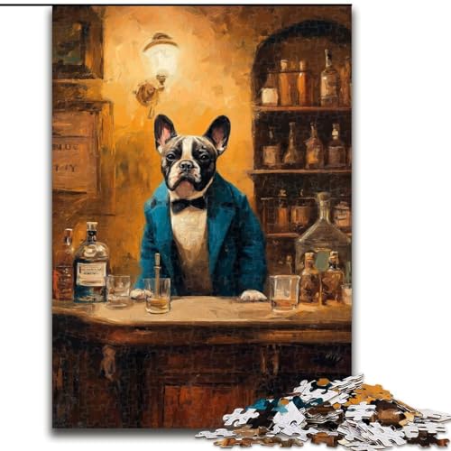 Puzzle für Erwachsene 1000 Teile Bar Bulldog, Spielzeug, Lernspiele, Stressabbau, Eltern-Kind-Interaktion (Größe 50x75cm) von MrChunlong